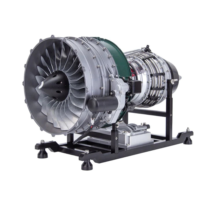 Full Metal Dual-Spool Turbofan Aircraft Engine Model