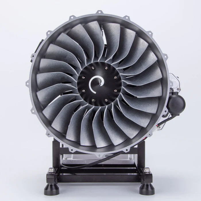 Full Metal Dual-Spool Turbofan Aircraft Engine Model