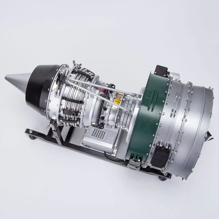 Full Metal Dual-Spool Turbofan Aircraft Engine Model