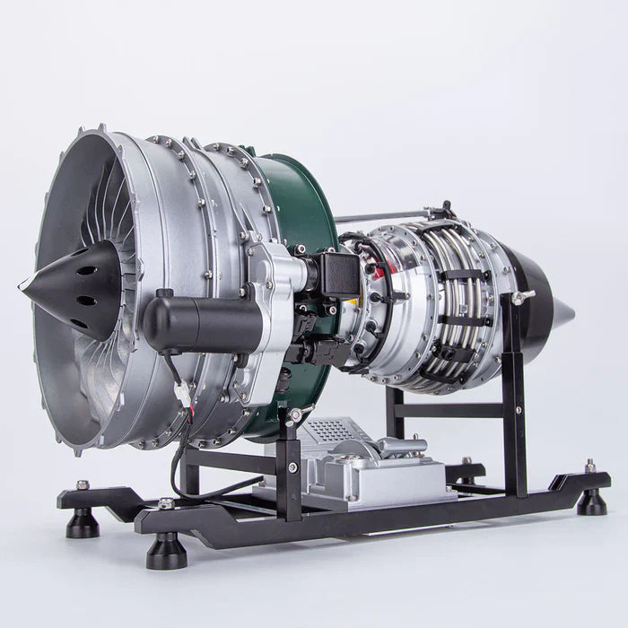 Full Metal Dual-Spool Turbofan Aircraft Engine Model