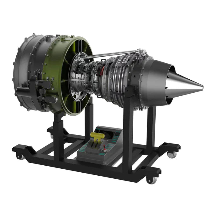 Full Metal Dual-Spool Turbofan Aircraft Engine Model